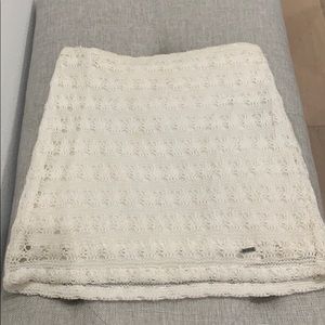 Mini knitted skirt